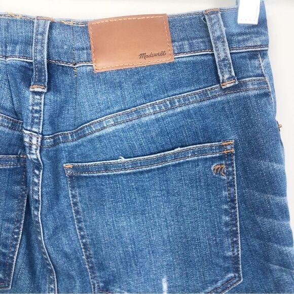 MADEWELL | Cali Demi Boot Jeans Distressed Raw Hem Button Fly Women’s Size 27 - Picture 11 of 13